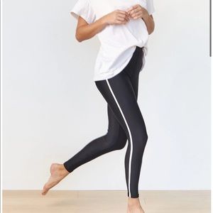 NWT ACACIA Swimwear 2021 Elle Leggings in Jet